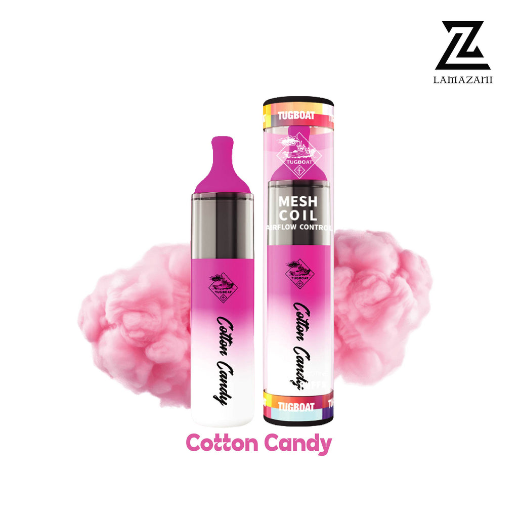 TUGBOAT EVO Cotton Candy Disposable Vape - Lamazani