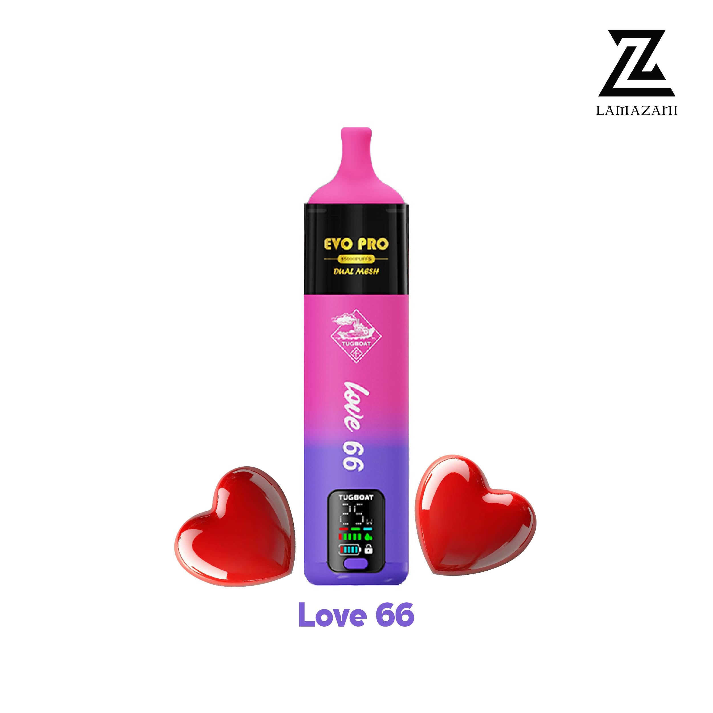 Tugboat Evo Pro Love 66 Disposable Vape Device
