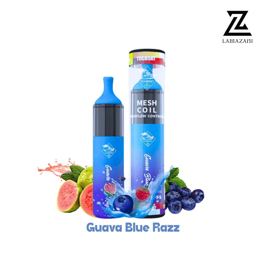 TUGBOAT EVO Guava Blue Razz Disposable Vape - Lamazani
