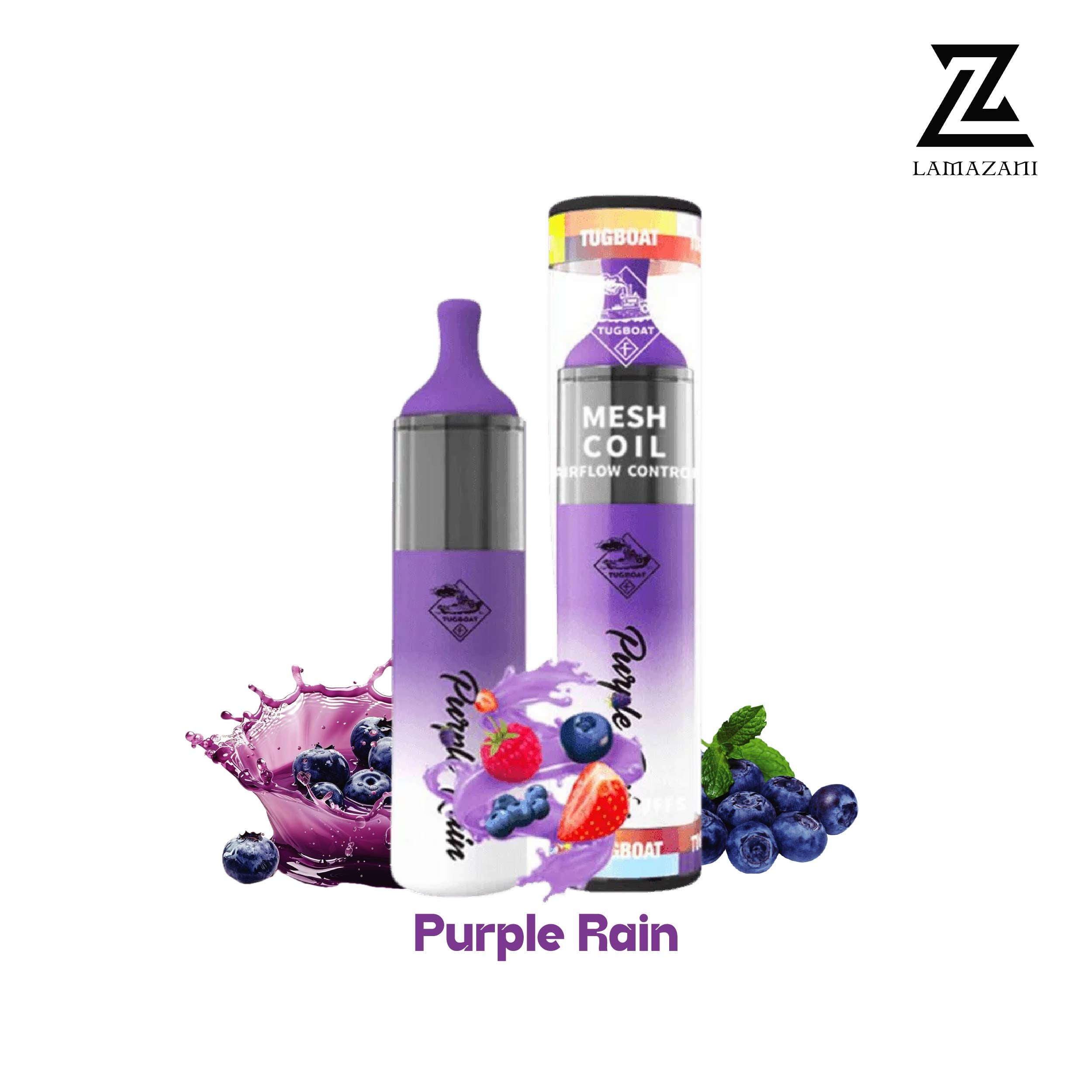 TUGBOAT EVO Purple Rain Disposable Vape - Lamazani
