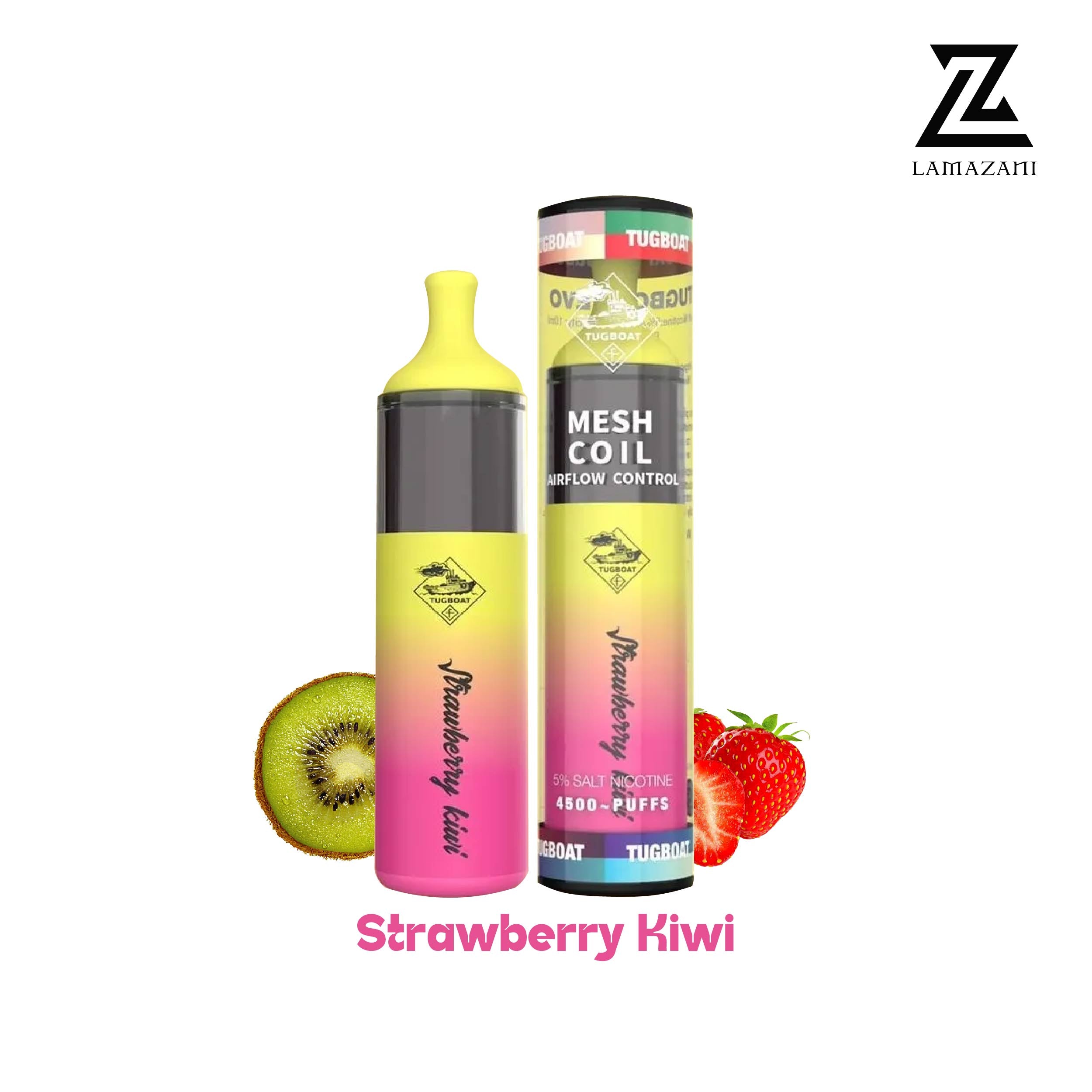 TUGBOAT EVO Strawberry Kiwi Disposable Vape - Lamazani

