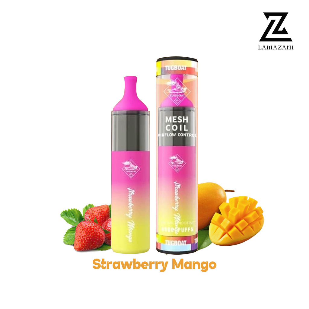 TUGBOAT EVO Strawberry Mango Disposable Vape - Lamazani
