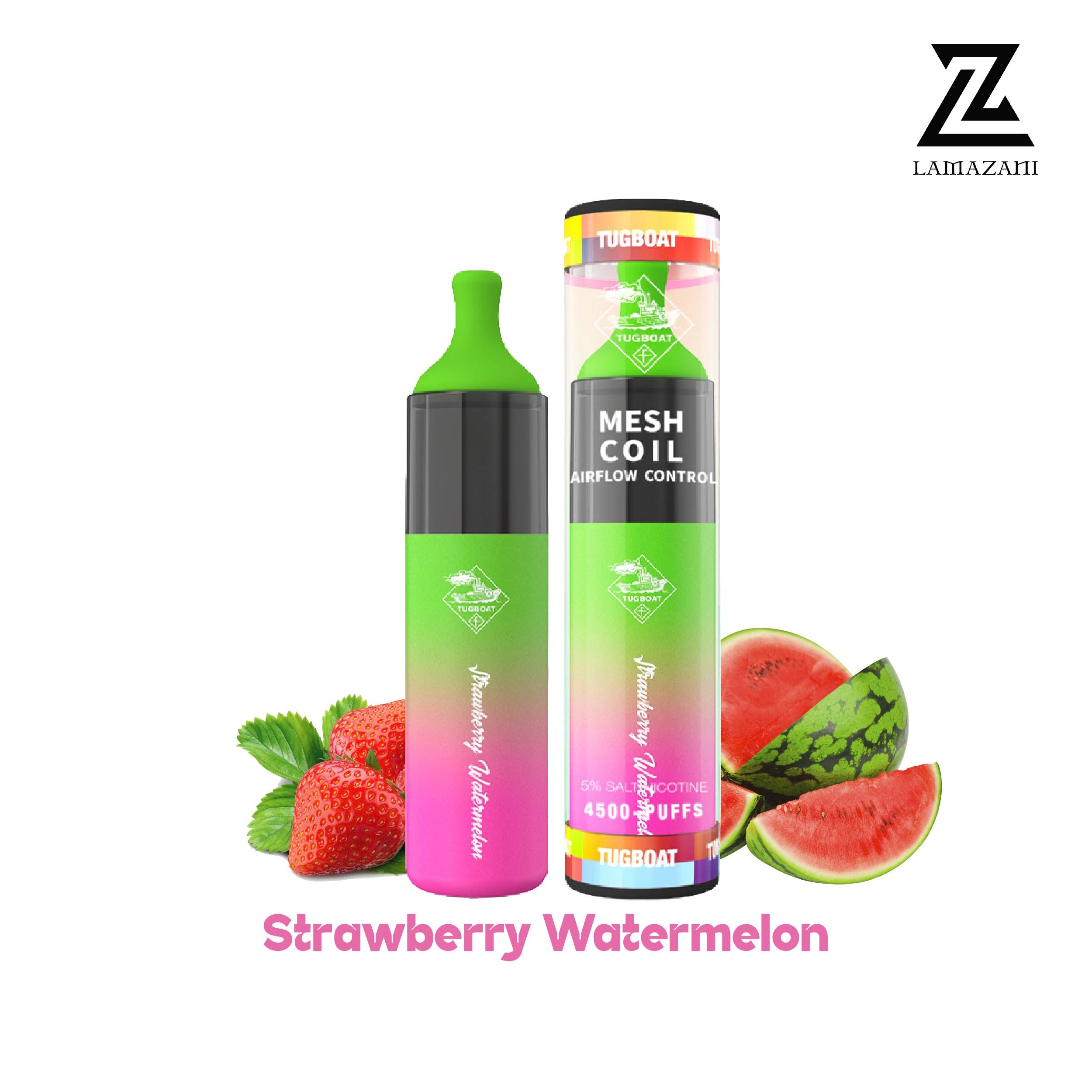 TUGBOAT EVO Strawberry Watermelon Disposable Vape - Lamazani

