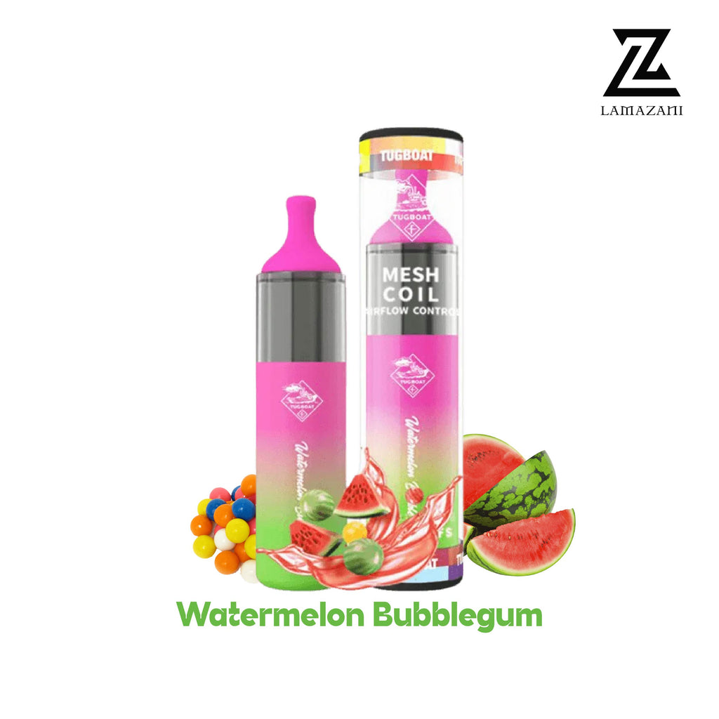 TUGBOAT EVO Watermelon Bubblegum Disposable Vape - Lamazani
