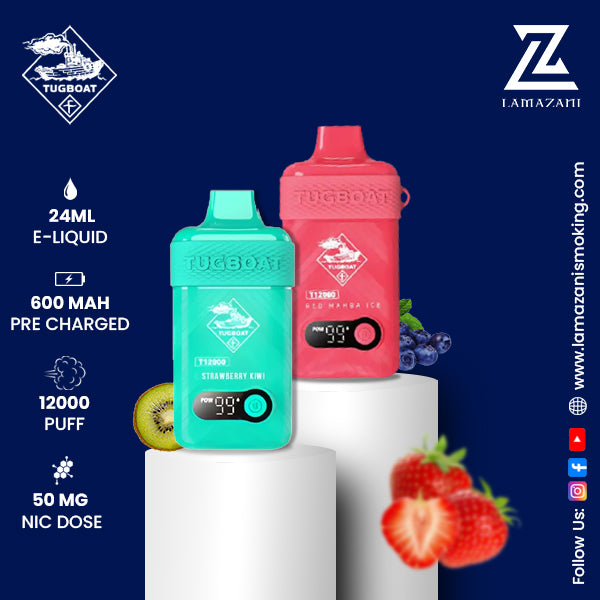 Tugboat T12000 12000 Puffs Disposable Vape 
