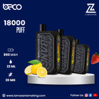 Beco Shisha 3mg Disposable Vape 18000 Puffs