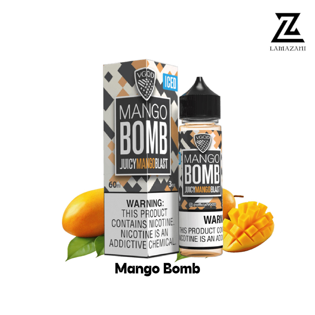 VGOD 60ML   3mg,6mg,12mg,18mg    Mango Bomb vape juice