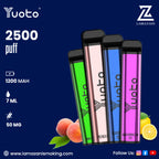 Yuoto XXL 2500 Puffs flavors disposable vape - Lamazani