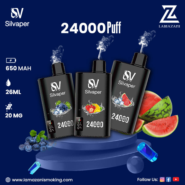 Silvaper 24000 puffs disposable vape 
