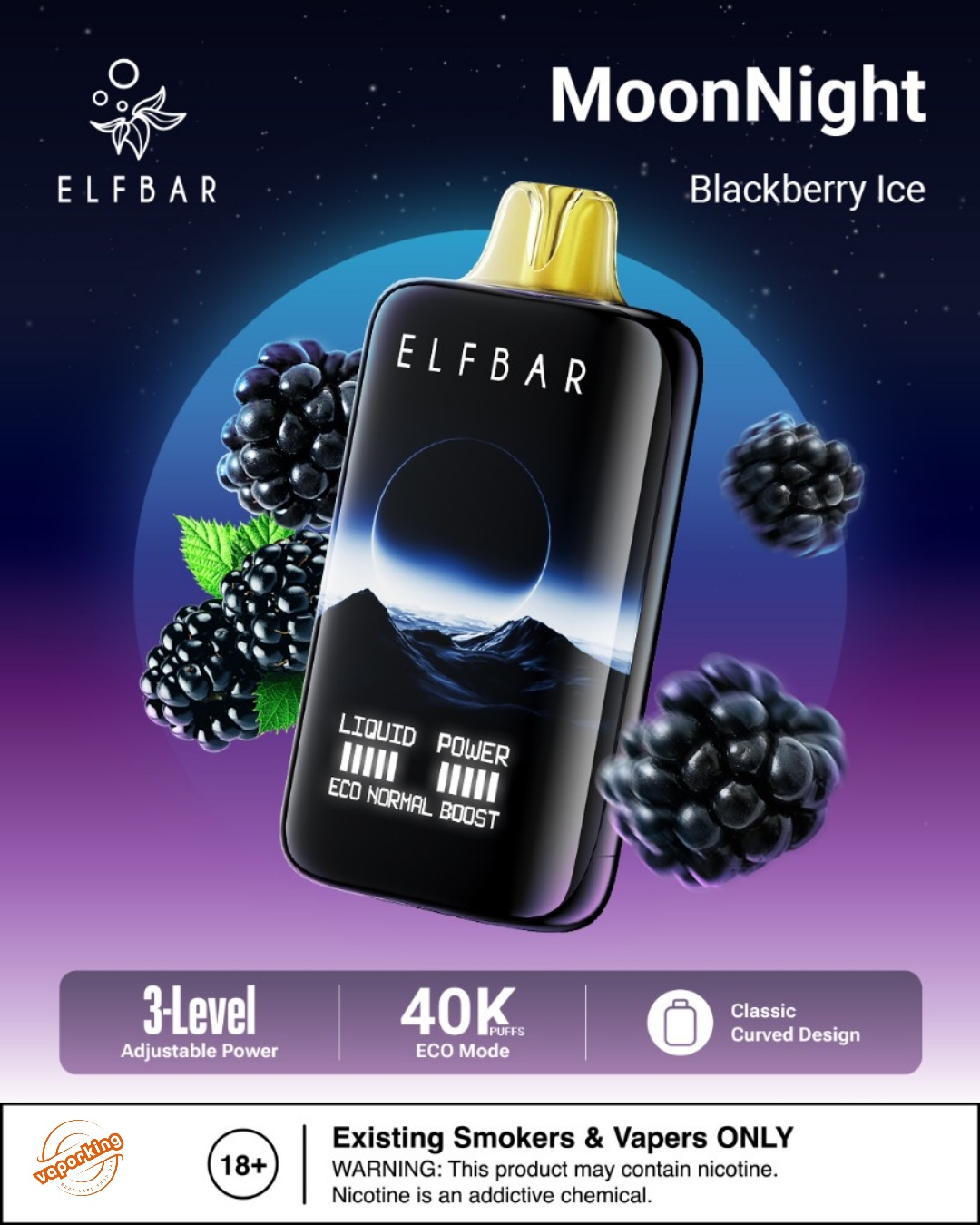Best Elfbar Moonlight 40000 Puffs Disposable Vape In UAE